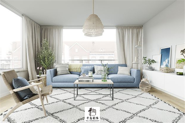 灰色藍色北歐風(fēng)格