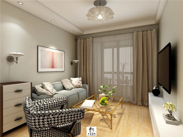 洛陽(yáng)裝修效果圖，80㎡小戶(hù)型裝修案例