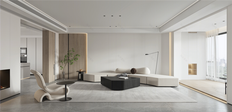 洛陽室內(nèi)裝修設(shè)計公司，極簡風(fēng)客廳裝修案例