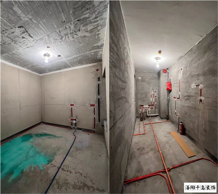 洛陽(yáng)建業(yè)桂圓裝修水電施工實(shí)景圖