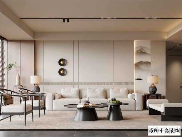 洛陽(yáng)格潤(rùn)小鎮(zhèn)現(xiàn)代風(fēng)裝修案例