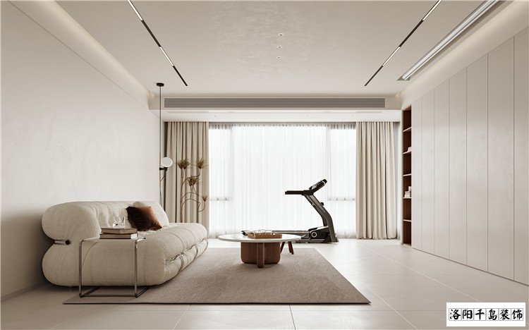 洛陽現(xiàn)代風客廳裝修案例