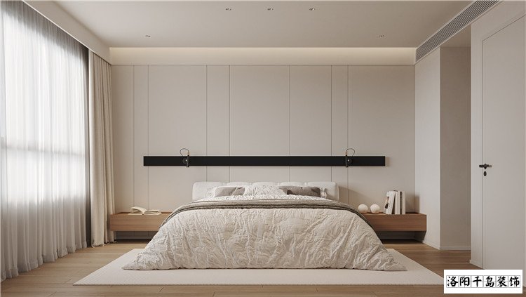 洛陽現(xiàn)代風臥室裝修實景案例
