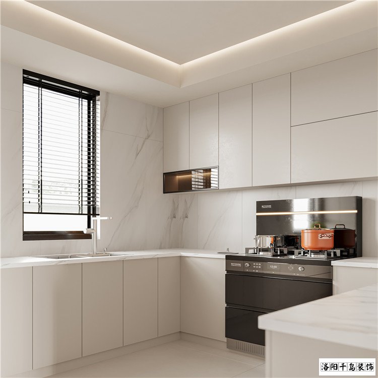 洛陽現(xiàn)代風廚房裝修案例