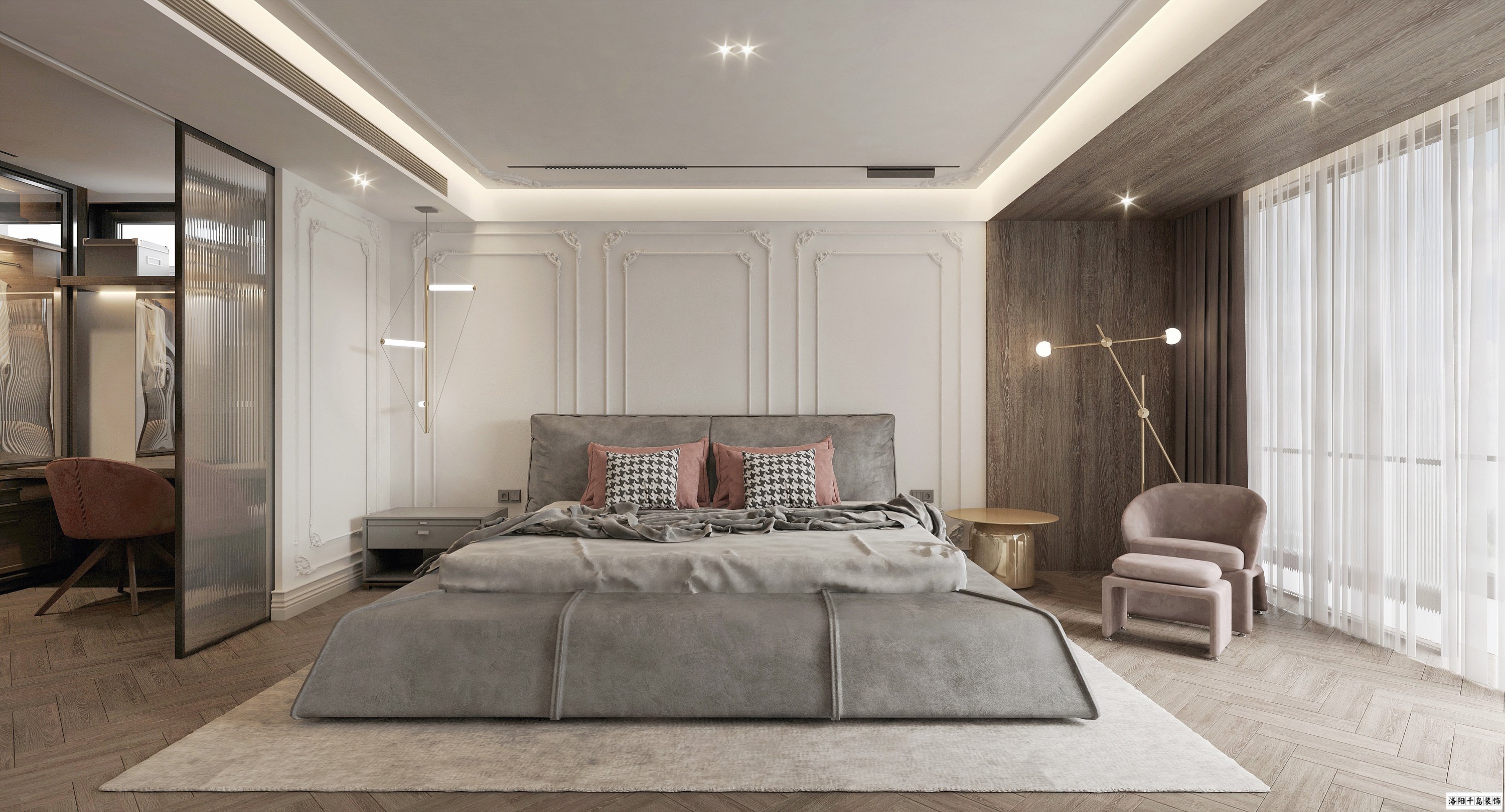 洛陽法式臥室裝修案例